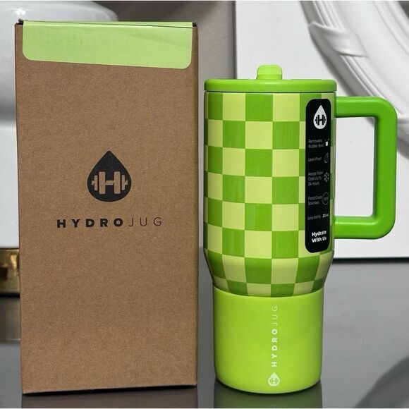 HydroJug 20oz Traveler, HONEYDEW CHECKERS - Picture 2 of 6